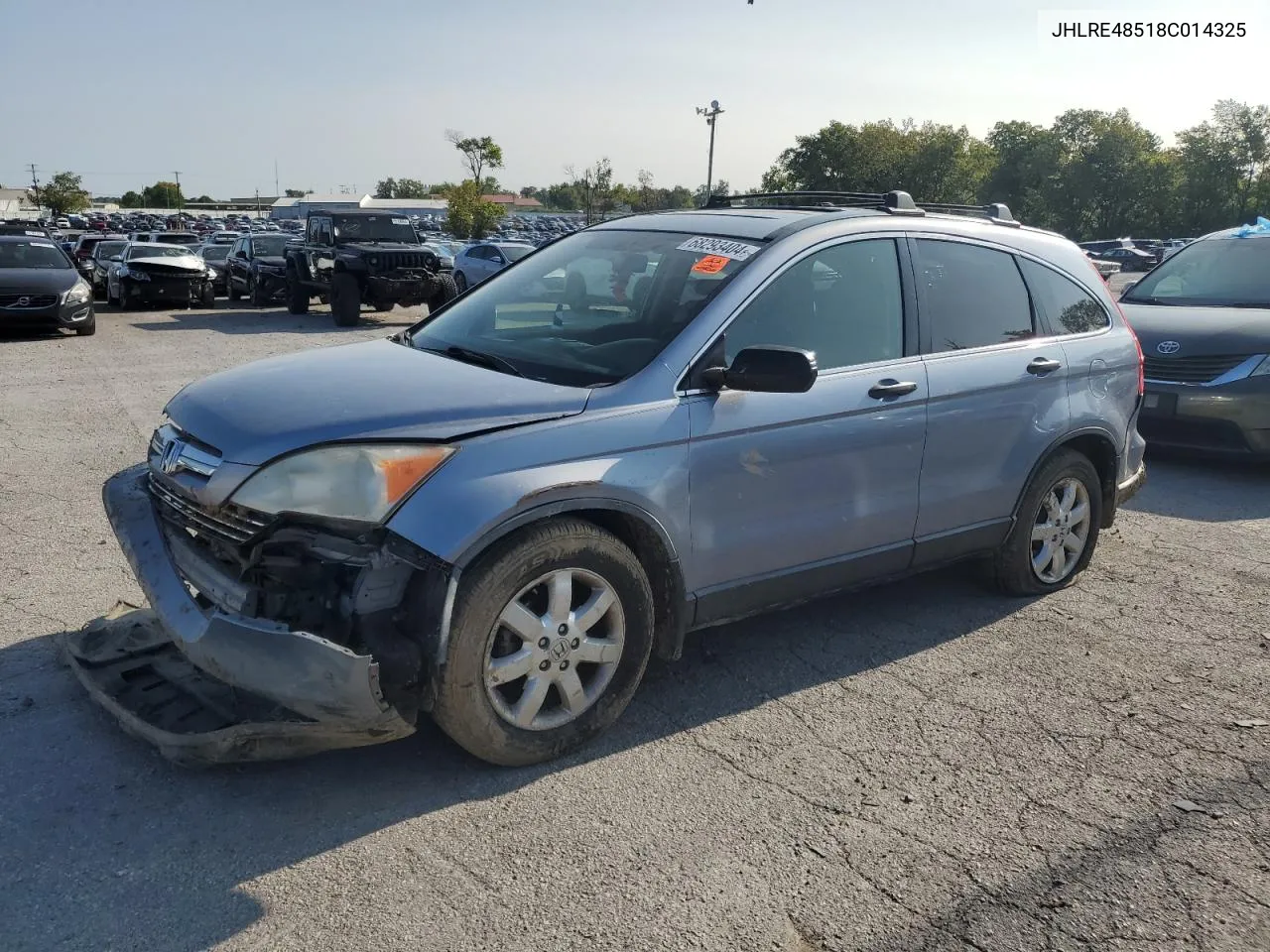 2008 Honda Cr-V Ex VIN: JHLRE48518C014325 Lot: 68293404