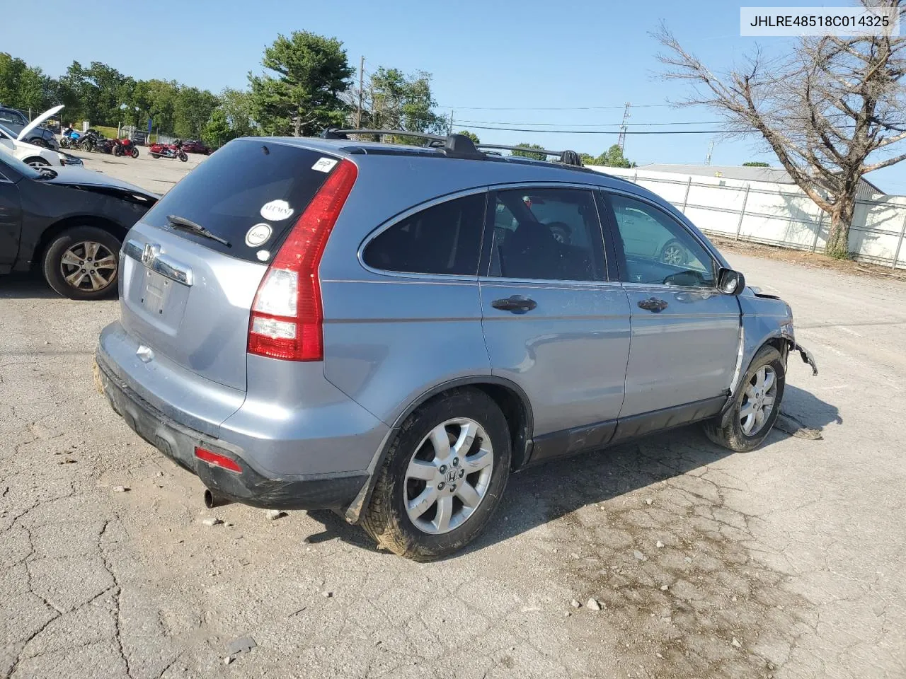 2008 Honda Cr-V Ex VIN: JHLRE48518C014325 Lot: 68293404