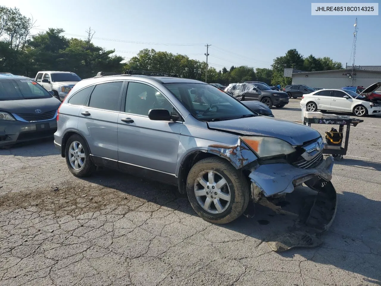 2008 Honda Cr-V Ex VIN: JHLRE48518C014325 Lot: 68293404