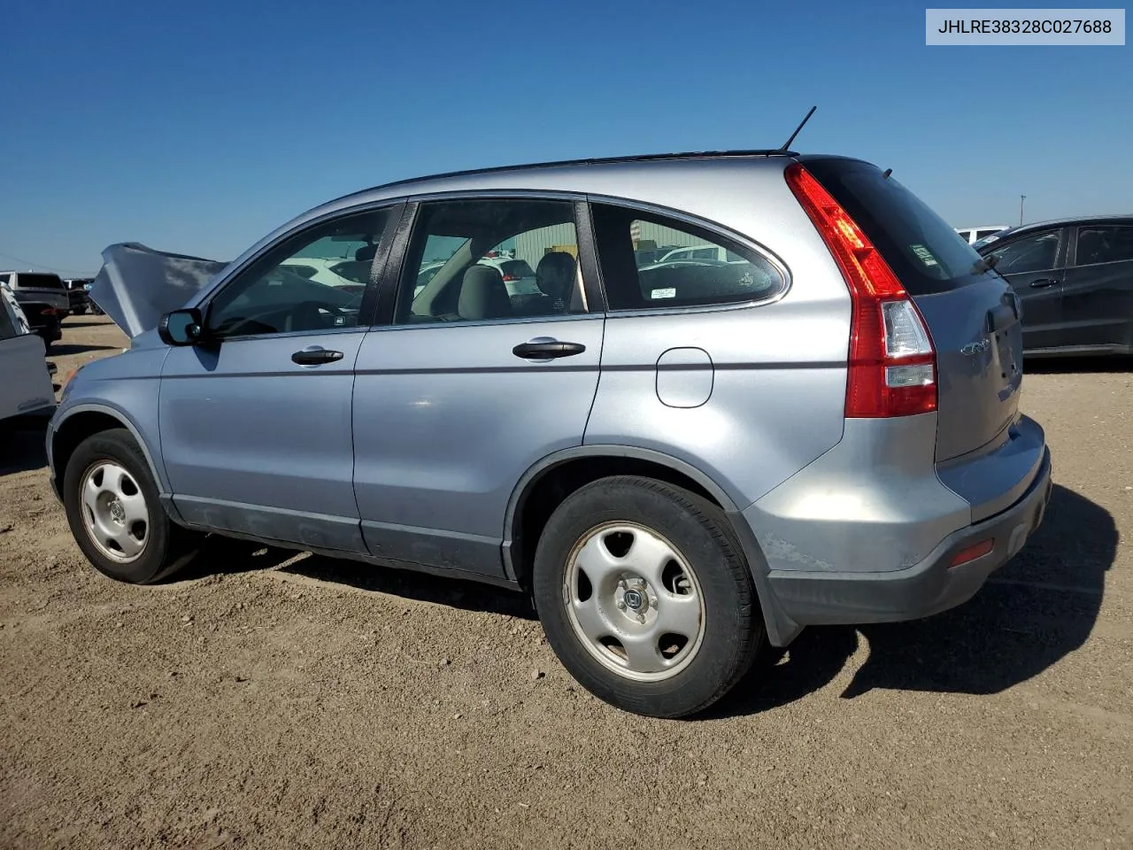 2008 Honda Cr-V Lx VIN: JHLRE38328C027688 Lot: 68346914