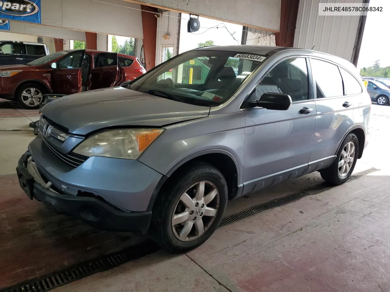 2008 Honda Cr-V Ex VIN: JHLRE48578C068342 Lot: 68683034