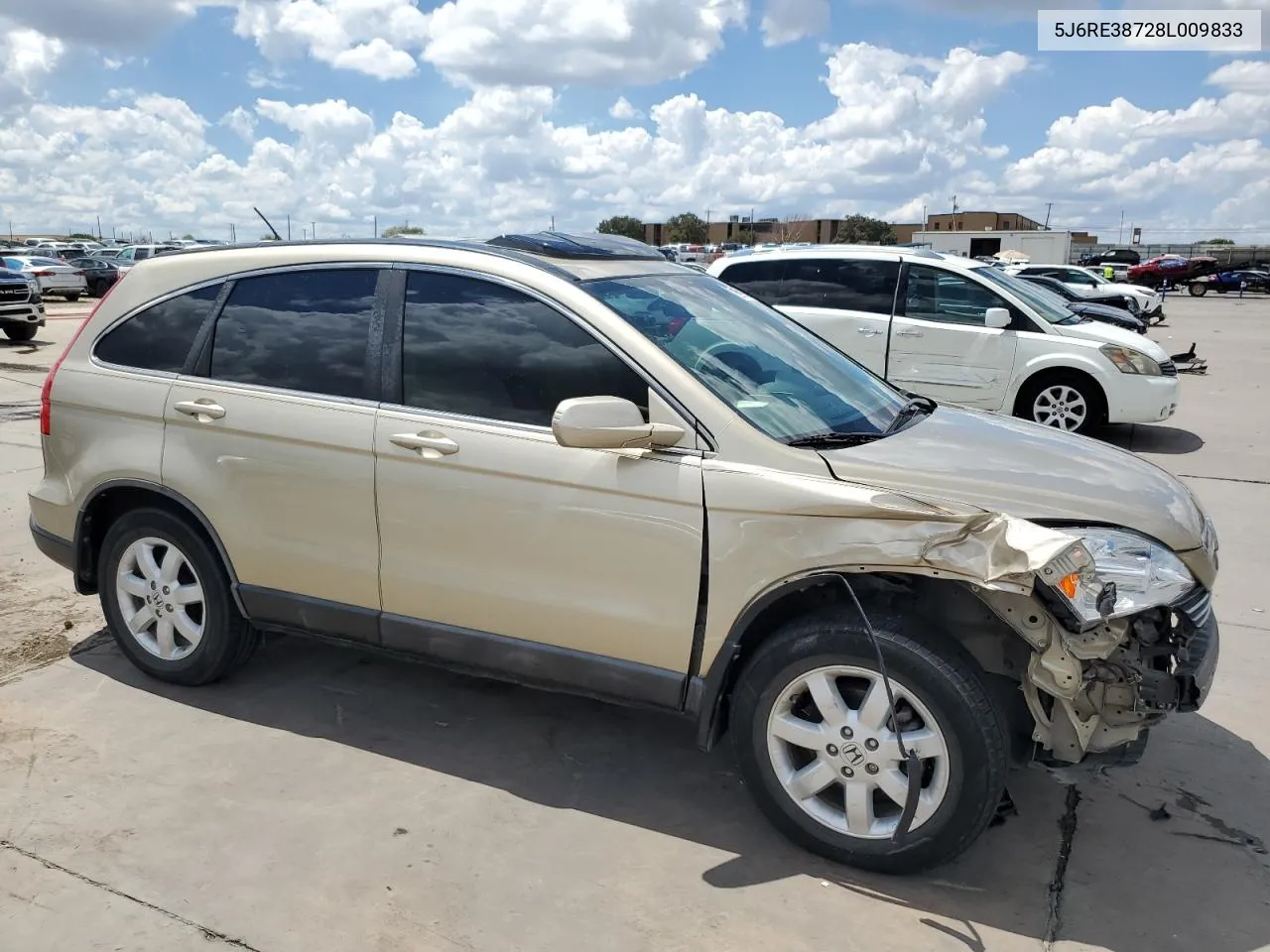 2008 Honda Cr-V Exl VIN: 5J6RE38728L009833 Lot: 68707404