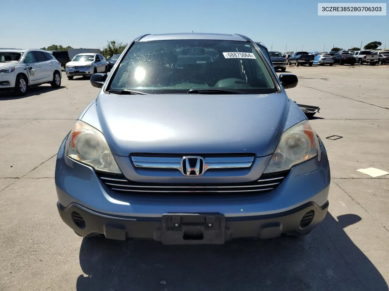 2008 Honda Cr-V Ex VIN: 3CZRE38528G706303 Lot: 68875064