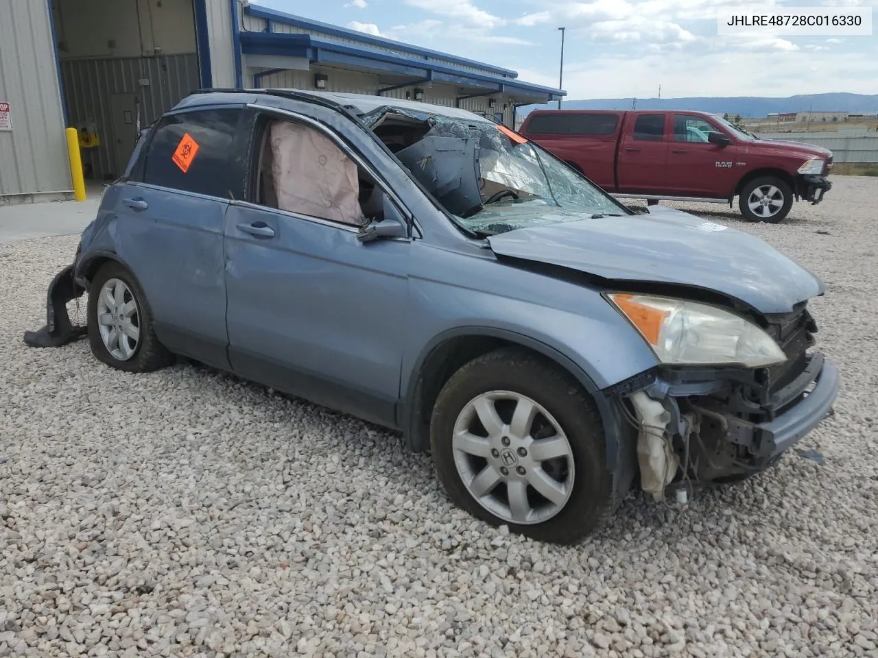 2008 Honda Cr-V Exl VIN: JHLRE48728C016330 Lot: 69275274