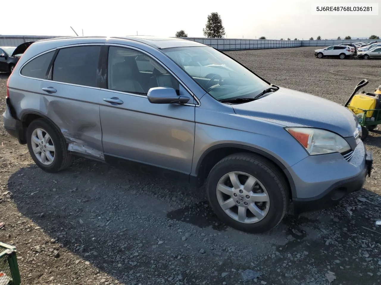 5J6RE48768L036281 2008 Honda Cr-V Exl