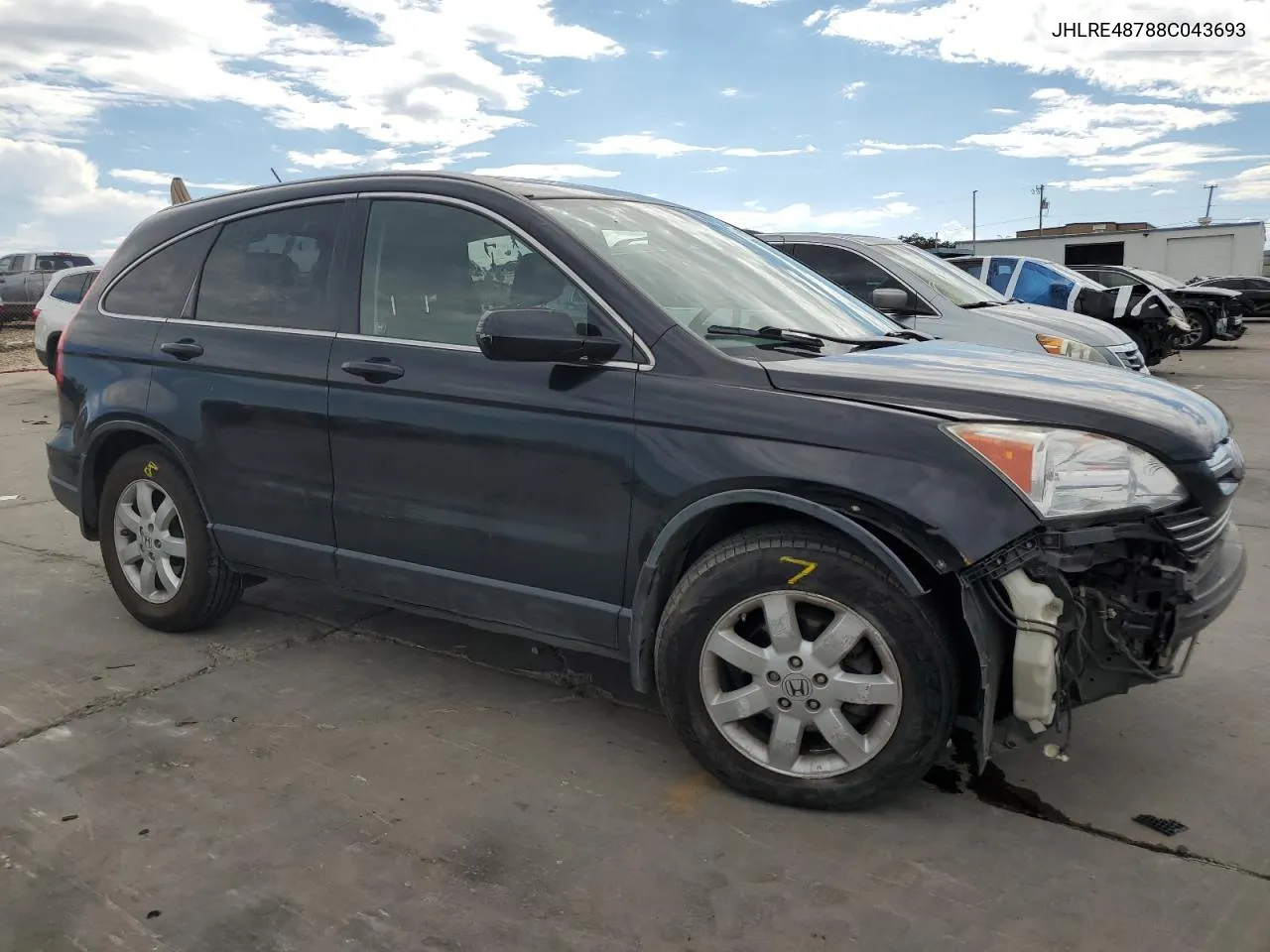 JHLRE48788C043693 2008 Honda Cr-V Exl