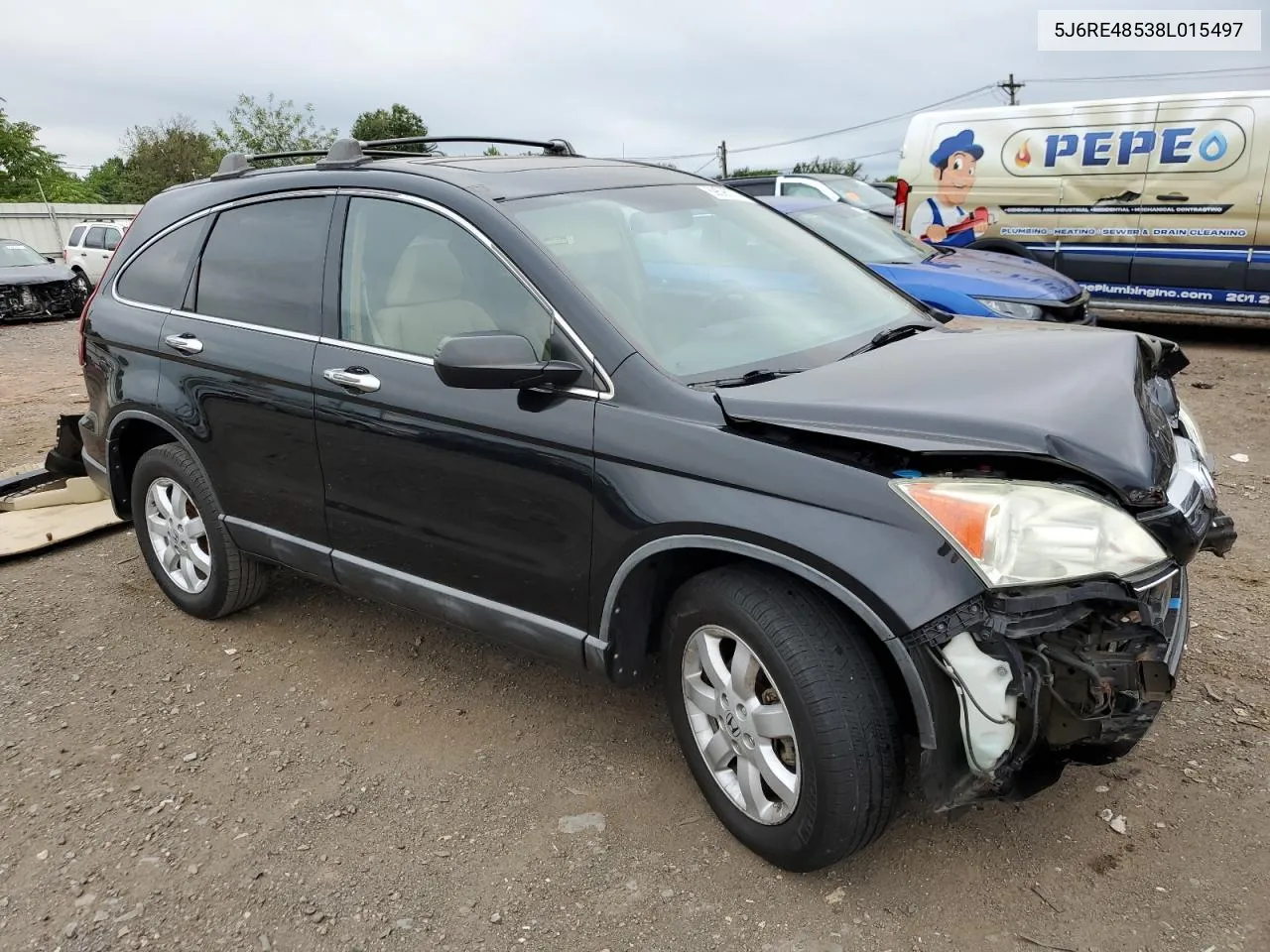 5J6RE48538L015497 2008 Honda Cr-V Ex