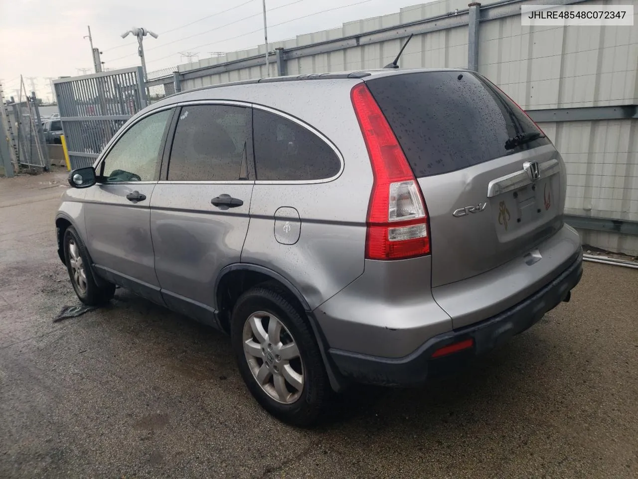 2008 Honda Cr-V Ex VIN: JHLRE48548C072347 Lot: 69609804