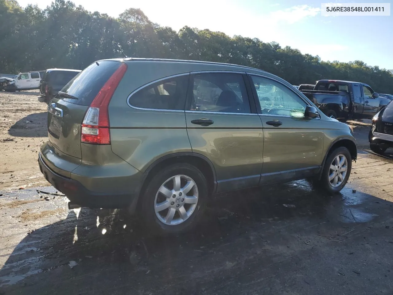 5J6RE38548L001411 2008 Honda Cr-V Ex