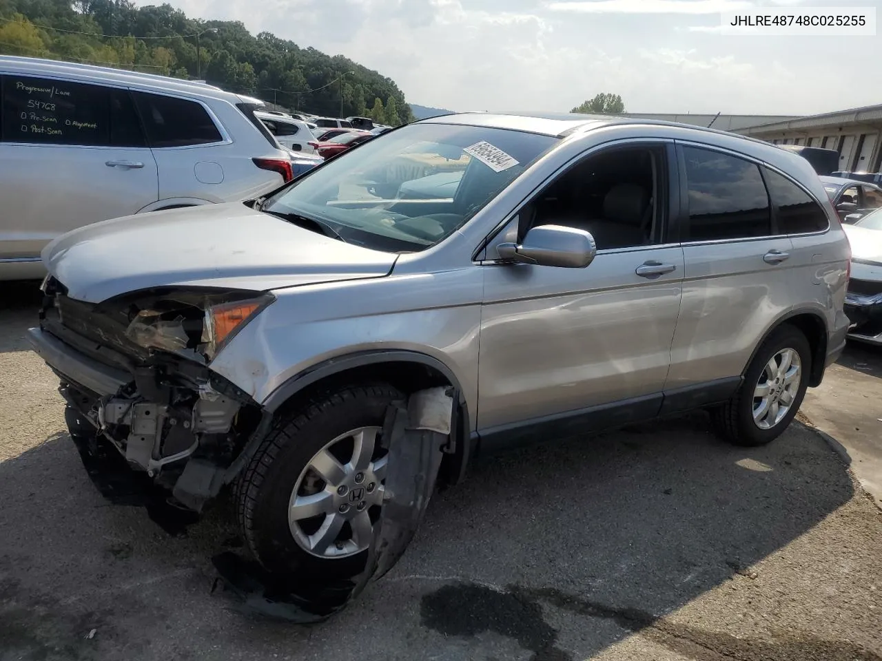 2008 Honda Cr-V Exl VIN: JHLRE48748C025255 Lot: 69654994