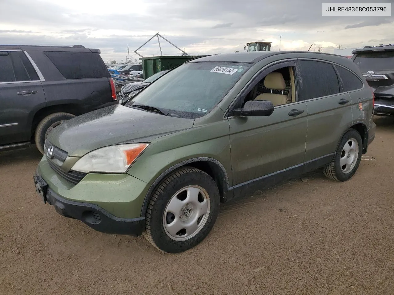 JHLRE48368C053796 2008 Honda Cr-V Lx