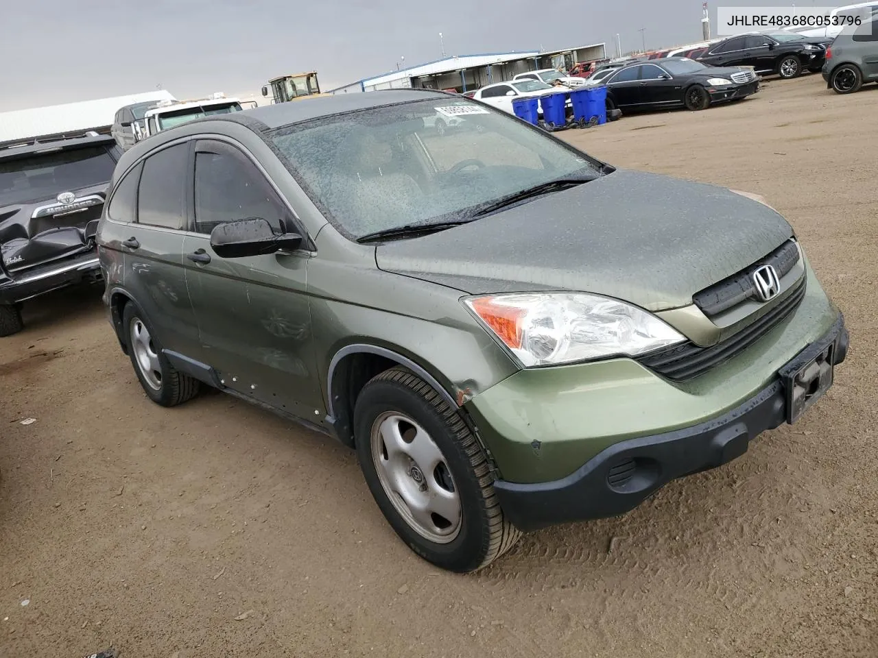 2008 Honda Cr-V Lx VIN: JHLRE48368C053796 Lot: 69858144