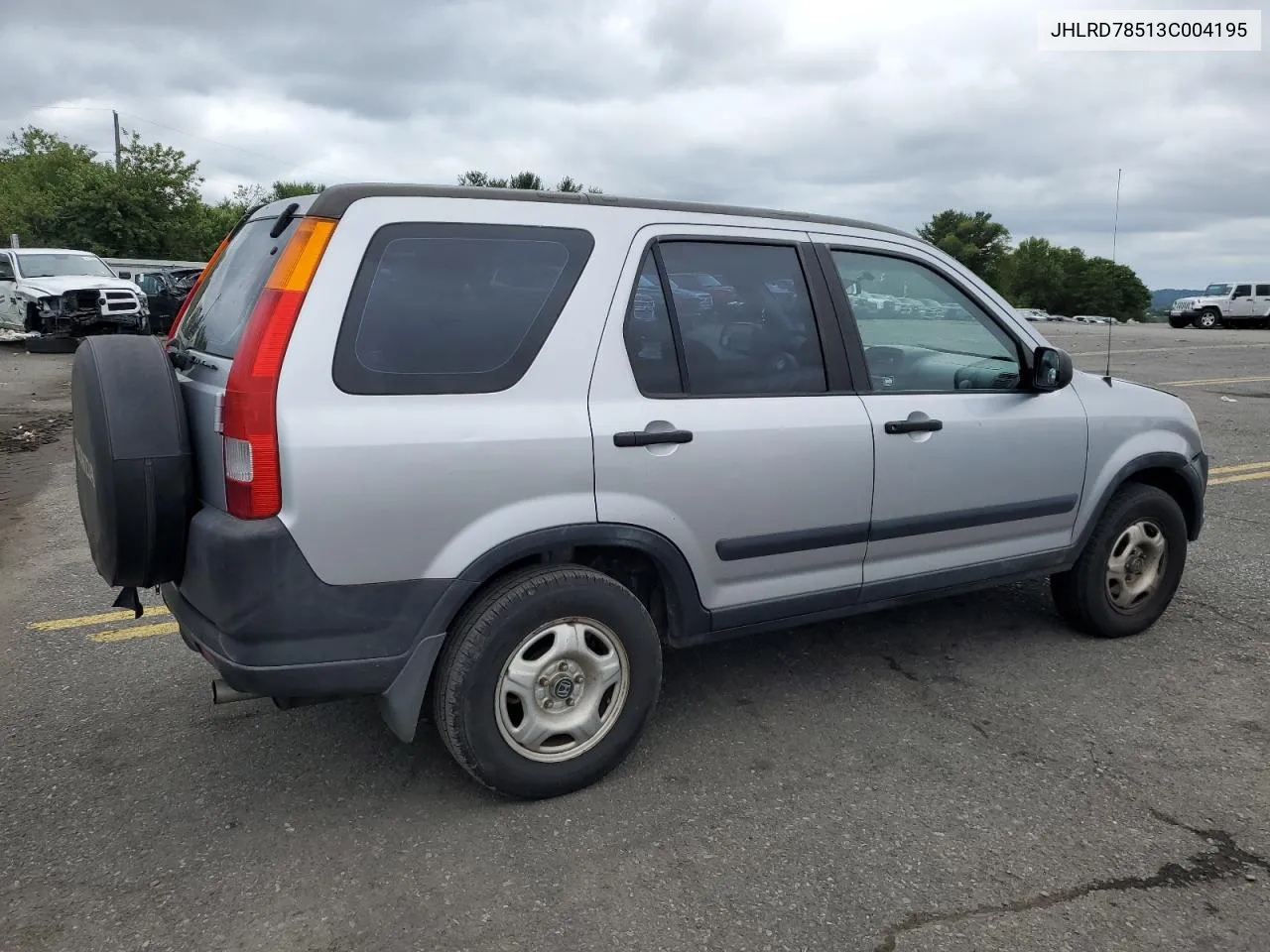 2008 Honda Cr-V Lx VIN: JHLRD78513C004195 Lot: 69926694