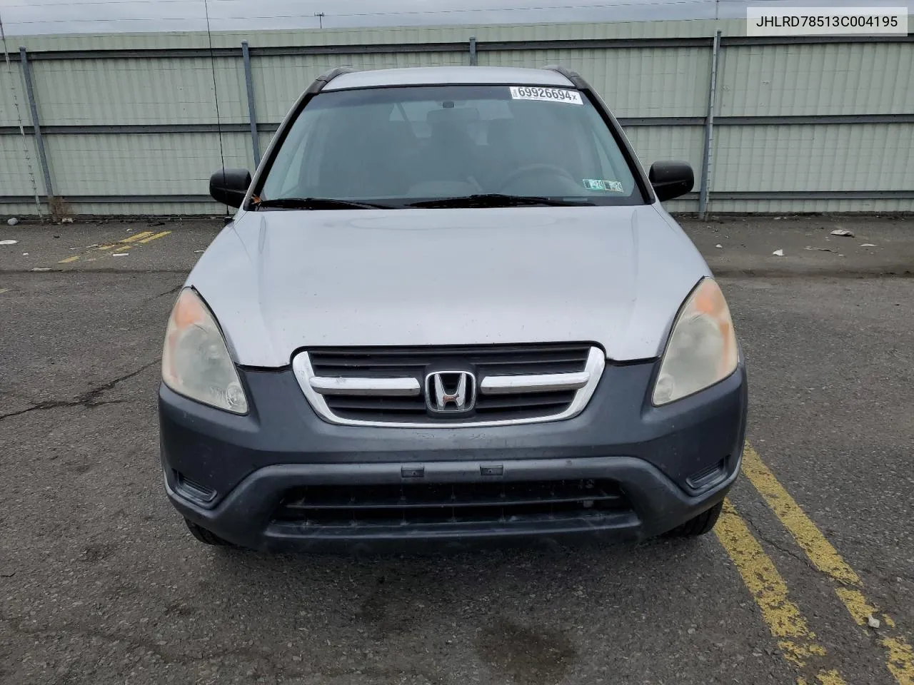 JHLRD78513C004195 2008 Honda Cr-V Lx