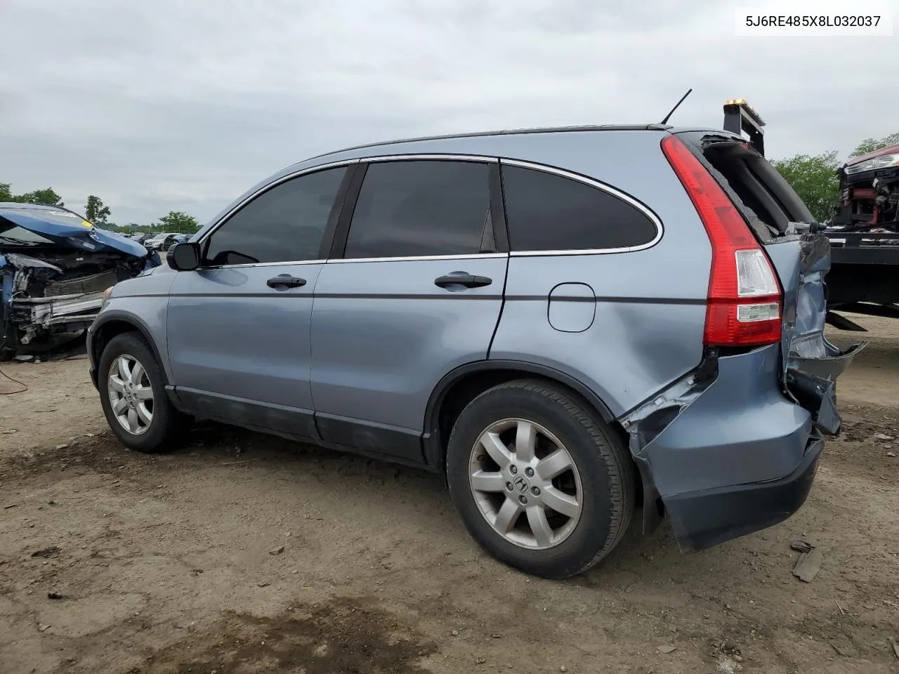 2008 Honda Cr-V Ex VIN: 5J6RE485X8L032037 Lot: 70007954