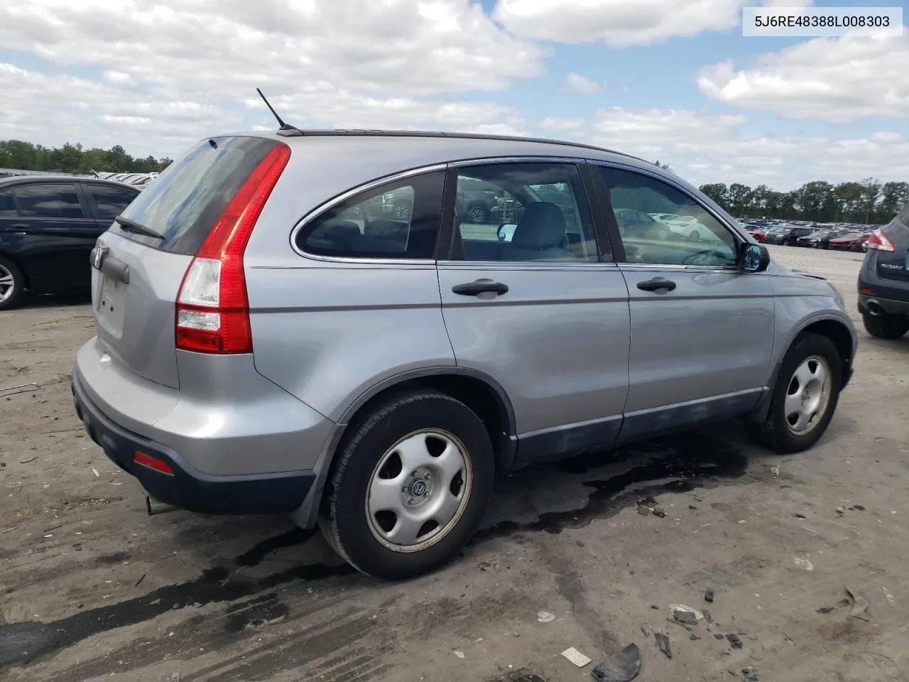 5J6RE48388L008303 2008 Honda Cr-V Lx