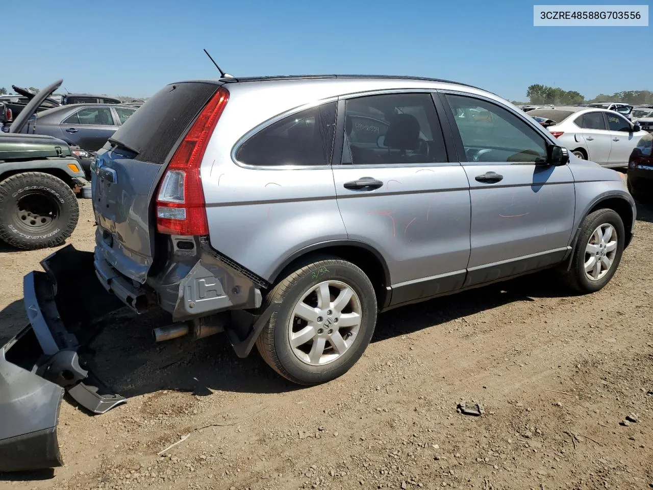 2008 Honda Cr-V Ex VIN: 3CZRE48588G703556 Lot: 70068254