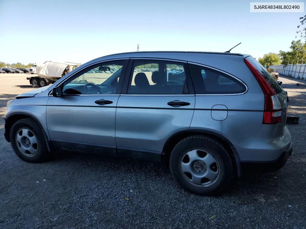 5J6RE48348L802490 2008 Honda Cr-V Lx