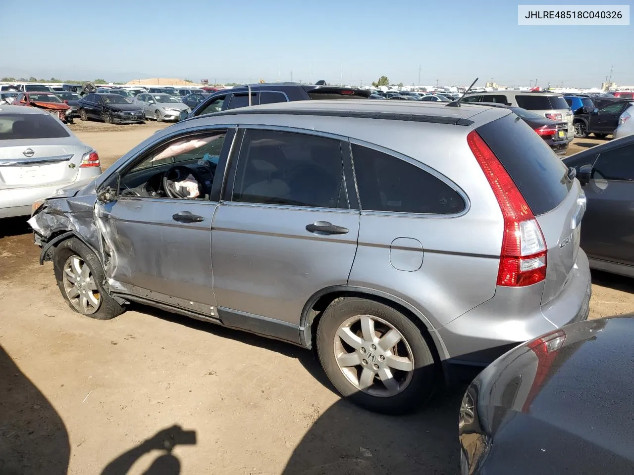 JHLRE48518C040326 2008 Honda Cr-V Ex