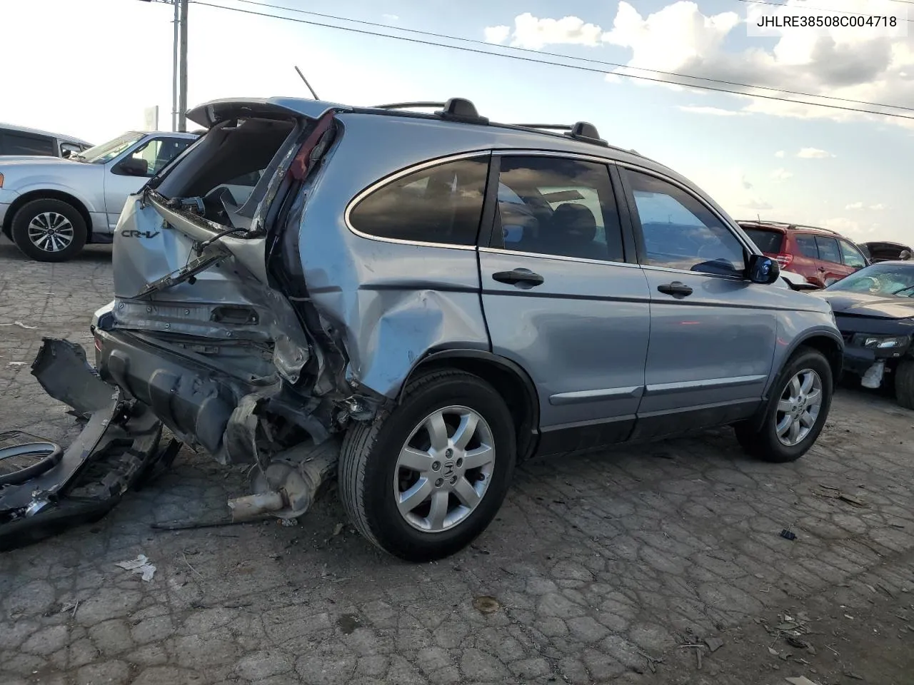 JHLRE38508C004718 2008 Honda Cr-V Ex