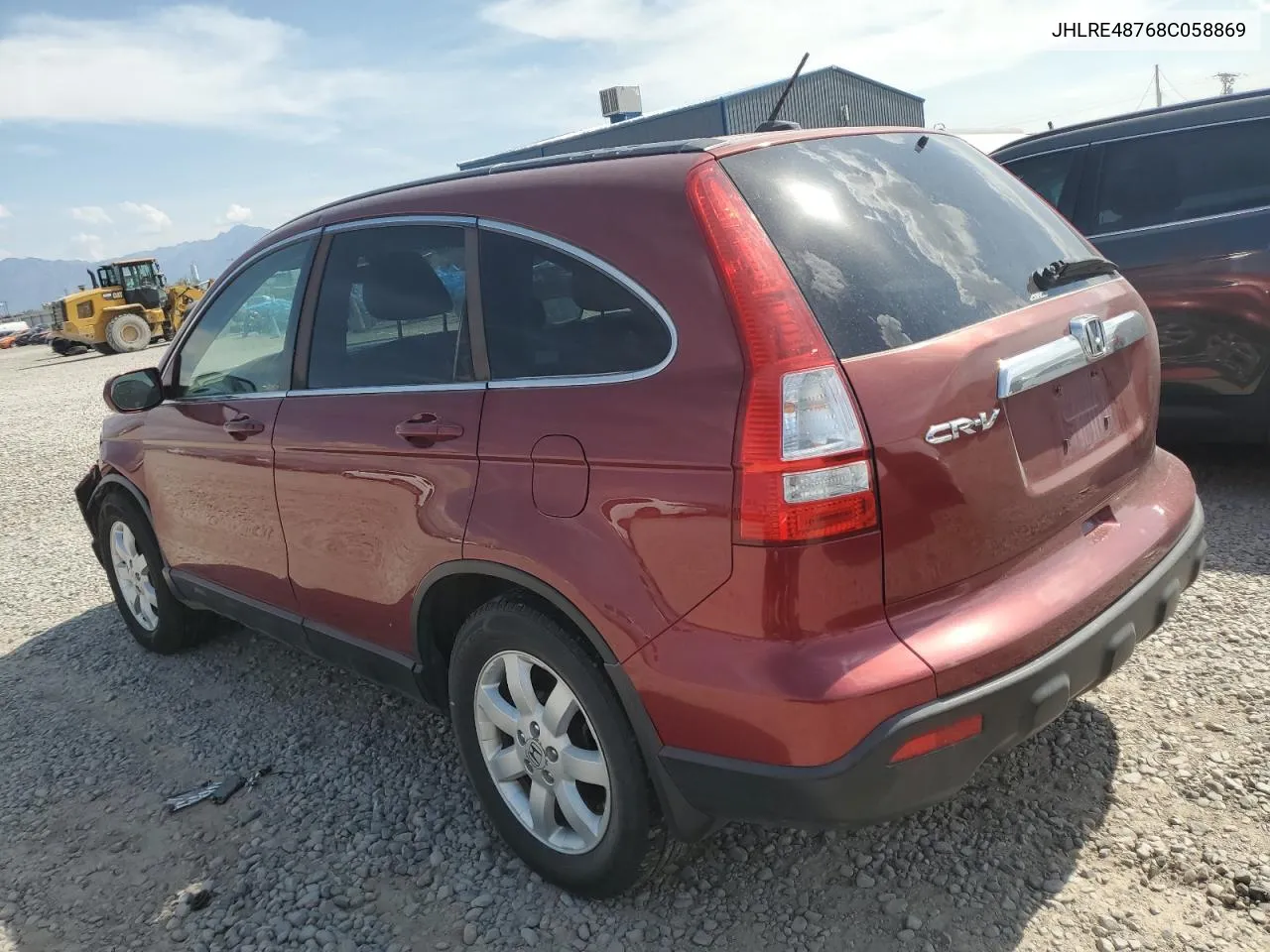 2008 Honda Cr-V Exl VIN: JHLRE48768C058869 Lot: 70490744