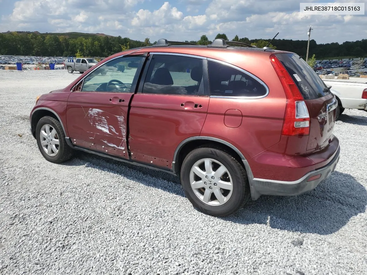 2008 Honda Cr-V Exl VIN: JHLRE38718C015163 Lot: 70567124