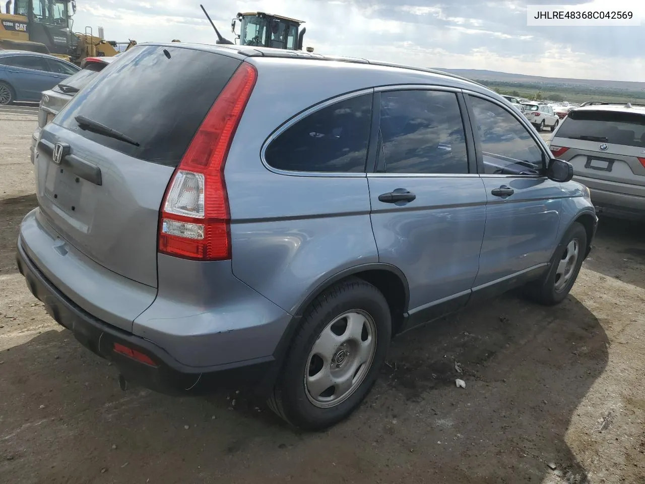 2008 Honda Cr-V Lx VIN: JHLRE48368C042569 Lot: 70722694