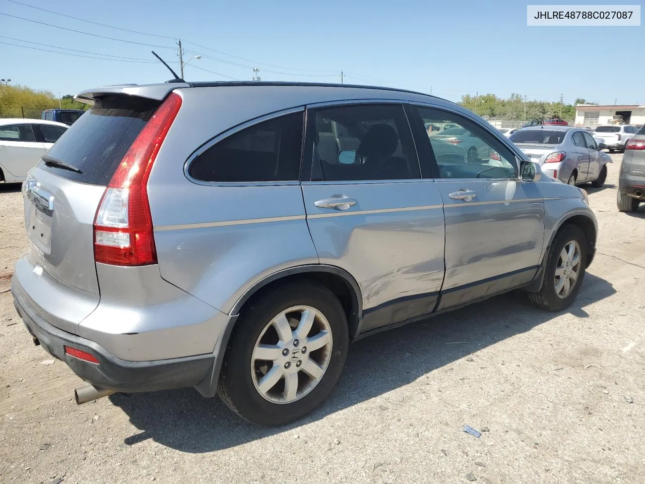 2008 Honda Cr-V Exl VIN: JHLRE48788C027087 Lot: 70754494