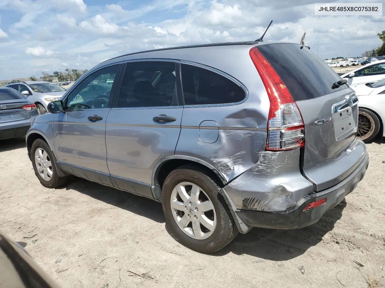 JHLRE485X8C075382 2008 Honda Cr-V Ex