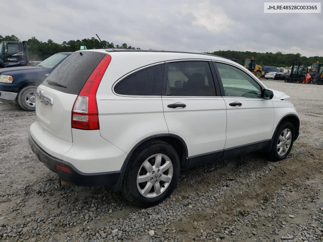 2008 Honda Cr-V Ex VIN: JHLRE48528C003365 Lot: 70825464