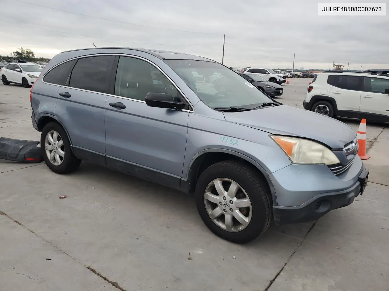 2008 Honda Cr-V Ex VIN: JHLRE48508C007673 Lot: 71061514