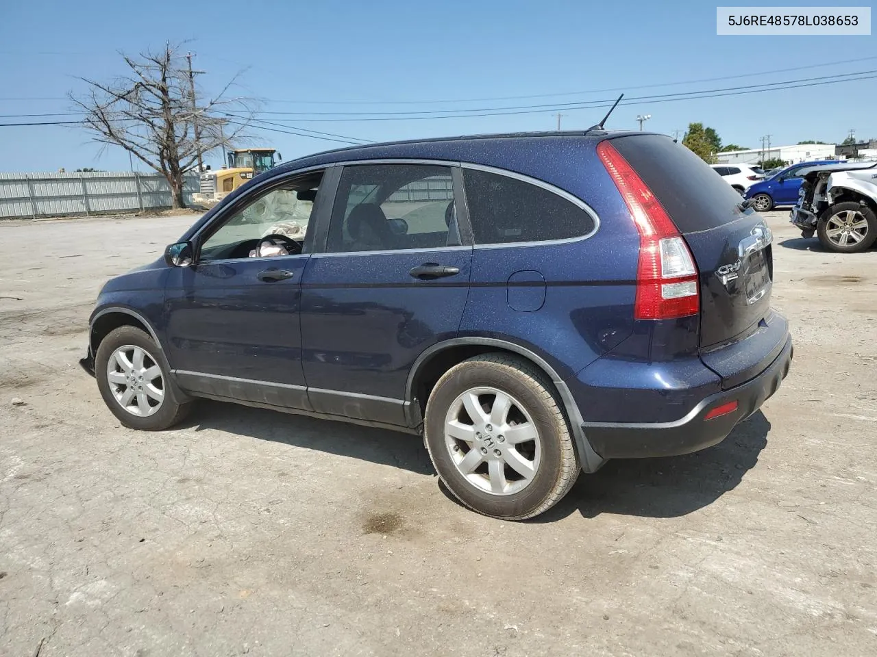 2008 Honda Cr-V Ex VIN: 5J6RE48578L038653 Lot: 71085264