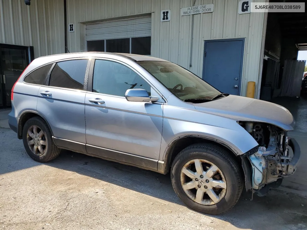 5J6RE48708L038589 2008 Honda Cr-V Exl