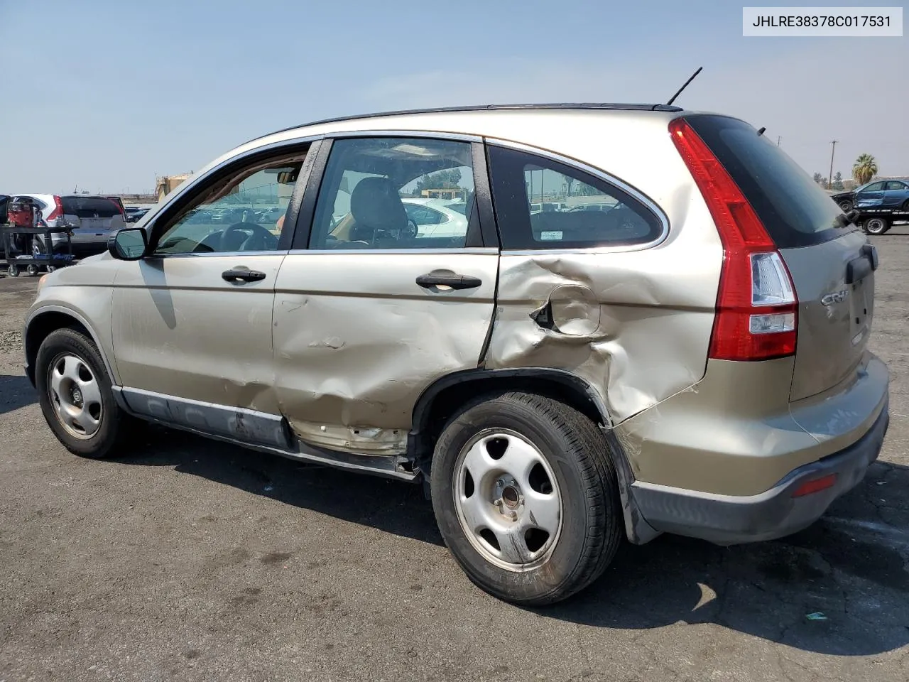 JHLRE38378C017531 2008 Honda Cr-V Lx