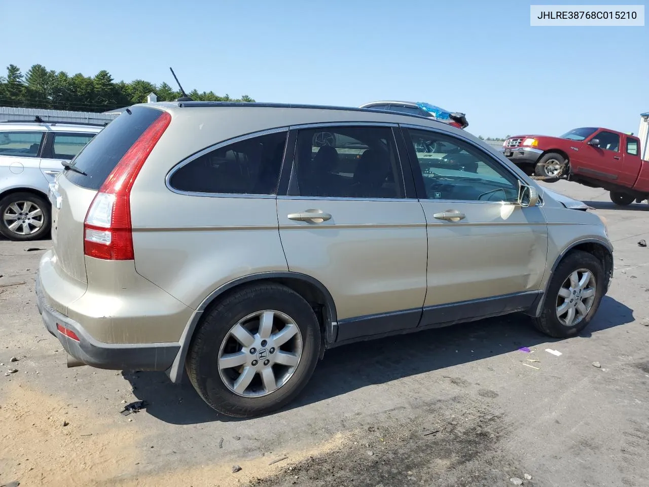 2008 Honda Cr-V Exl VIN: JHLRE38768C015210 Lot: 71453864