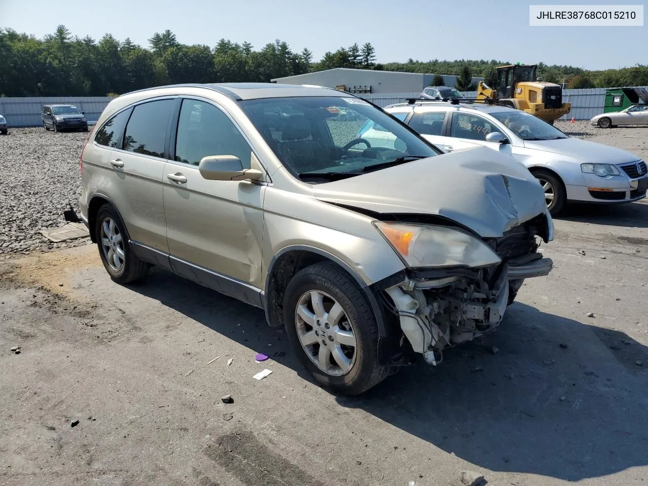 2008 Honda Cr-V Exl VIN: JHLRE38768C015210 Lot: 71453864