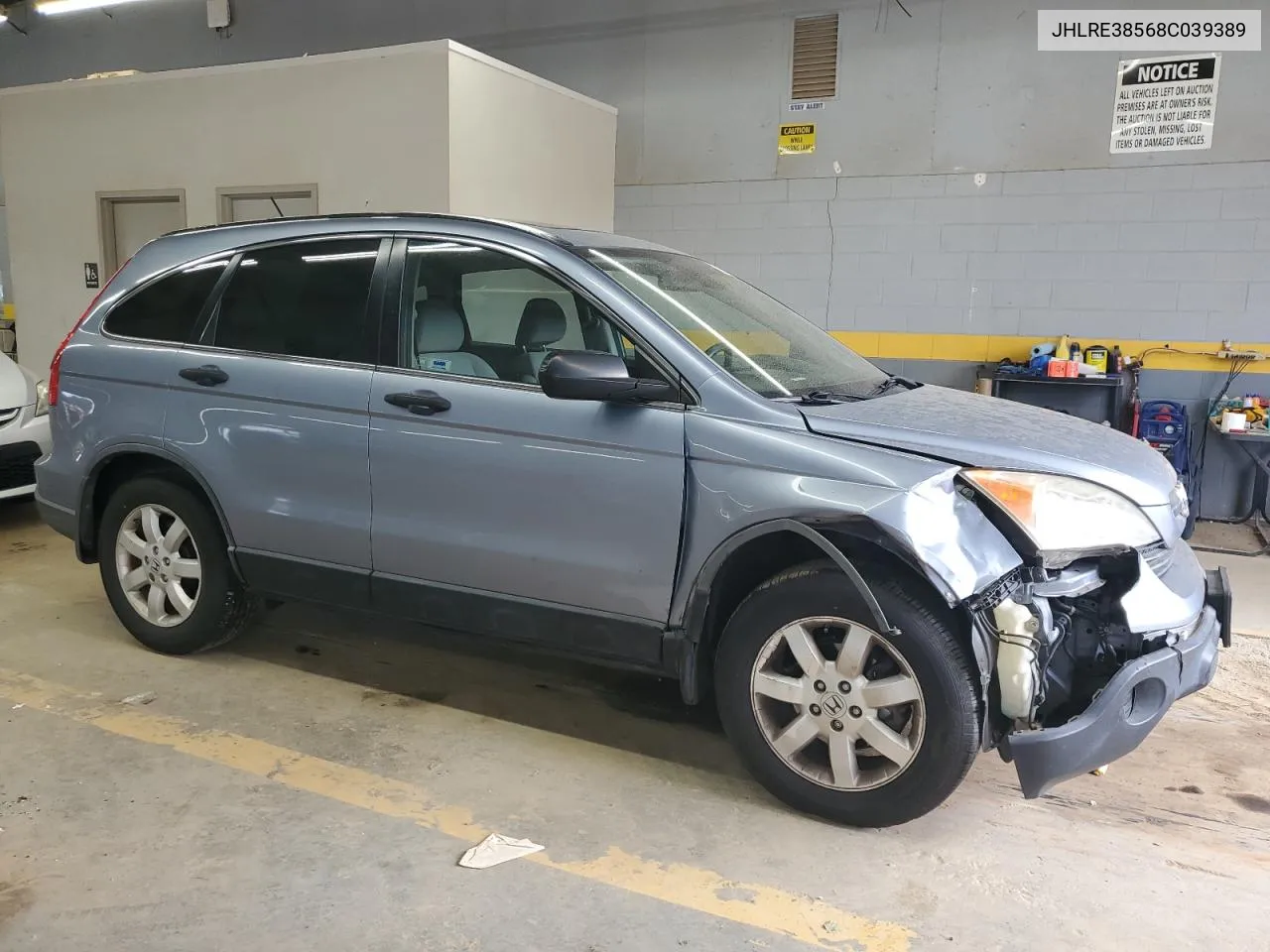 JHLRE38568C039389 2008 Honda Cr-V Ex