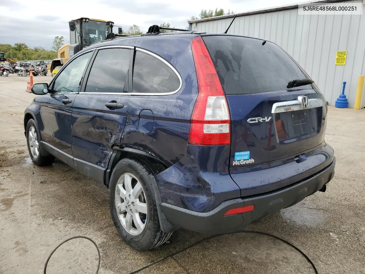 5J6RE48568L000251 2008 Honda Cr-V Ex