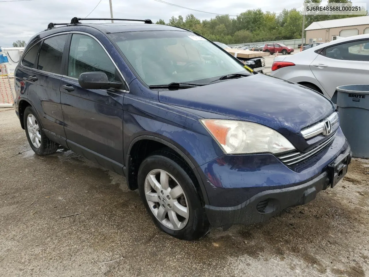 2008 Honda Cr-V Ex VIN: 5J6RE48568L000251 Lot: 71571384