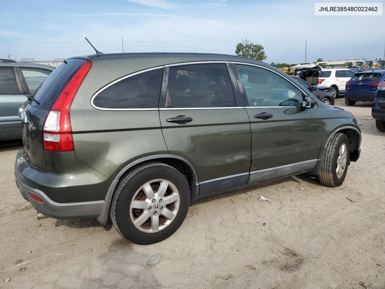 2008 Honda Cr-V Ex VIN: JHLRE38548C022462 Lot: 71638964