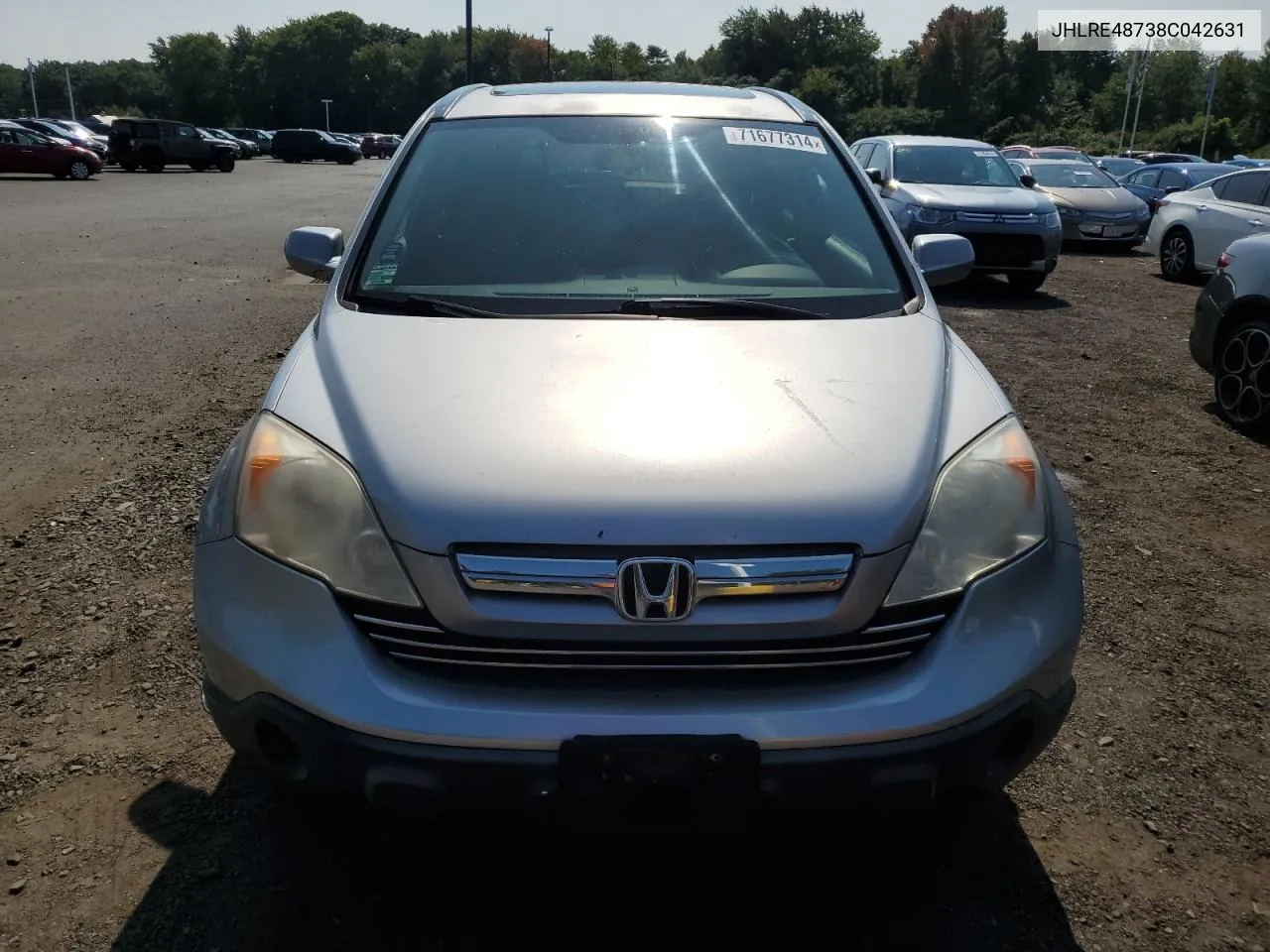 JHLRE48738C042631 2008 Honda Cr-V Exl