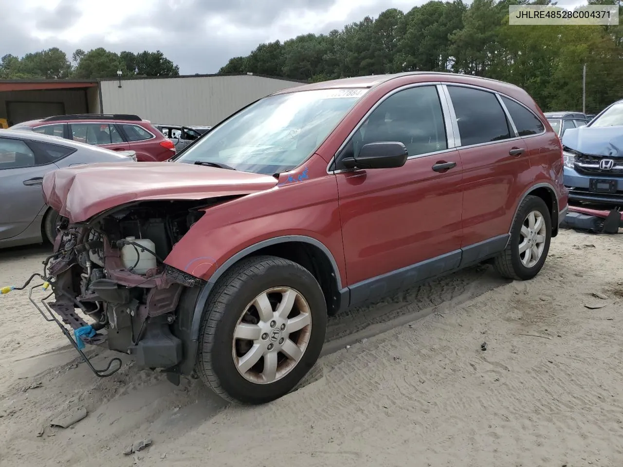 JHLRE48528C004371 2008 Honda Cr-V Ex