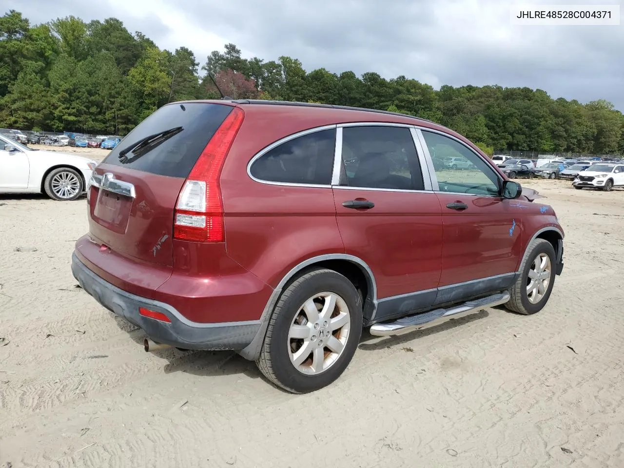 2008 Honda Cr-V Ex VIN: JHLRE48528C004371 Lot: 71707884