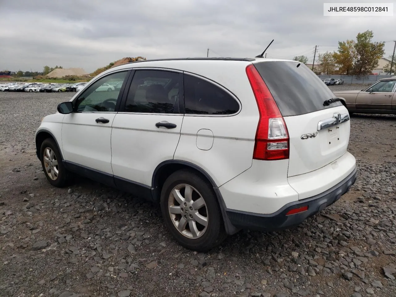 2008 Honda Cr-V Ex VIN: JHLRE48598C012841 Lot: 71749344