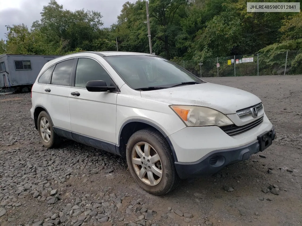 2008 Honda Cr-V Ex VIN: JHLRE48598C012841 Lot: 71749344