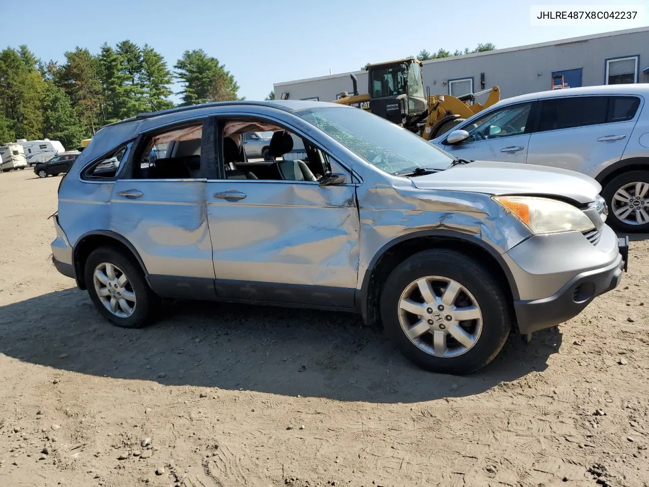 2008 Honda Cr-V Exl VIN: JHLRE487X8C042237 Lot: 71788304