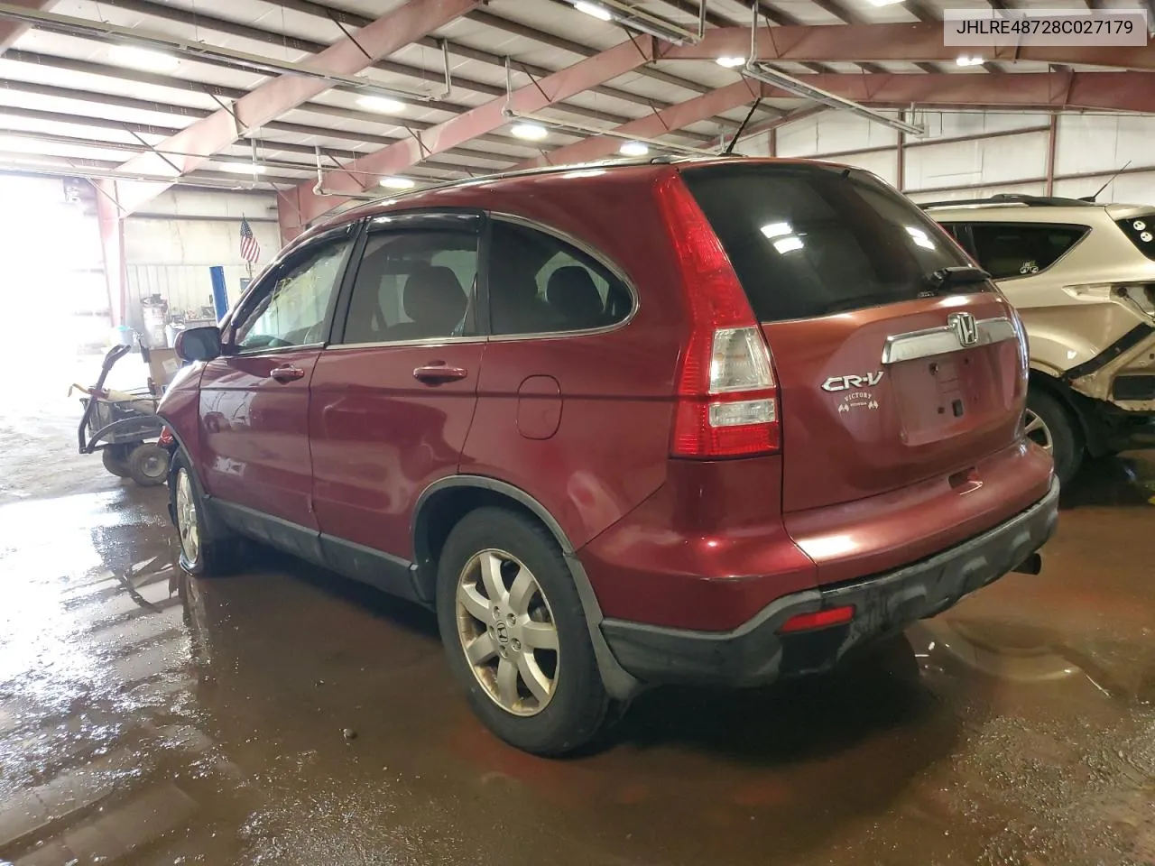 2008 Honda Cr-V Exl VIN: JHLRE48728C027179 Lot: 71867734