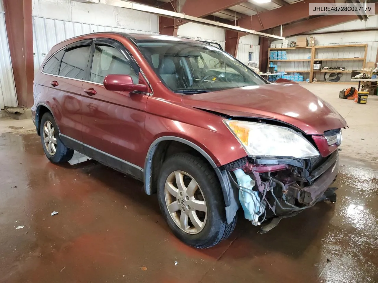 2008 Honda Cr-V Exl VIN: JHLRE48728C027179 Lot: 71867734