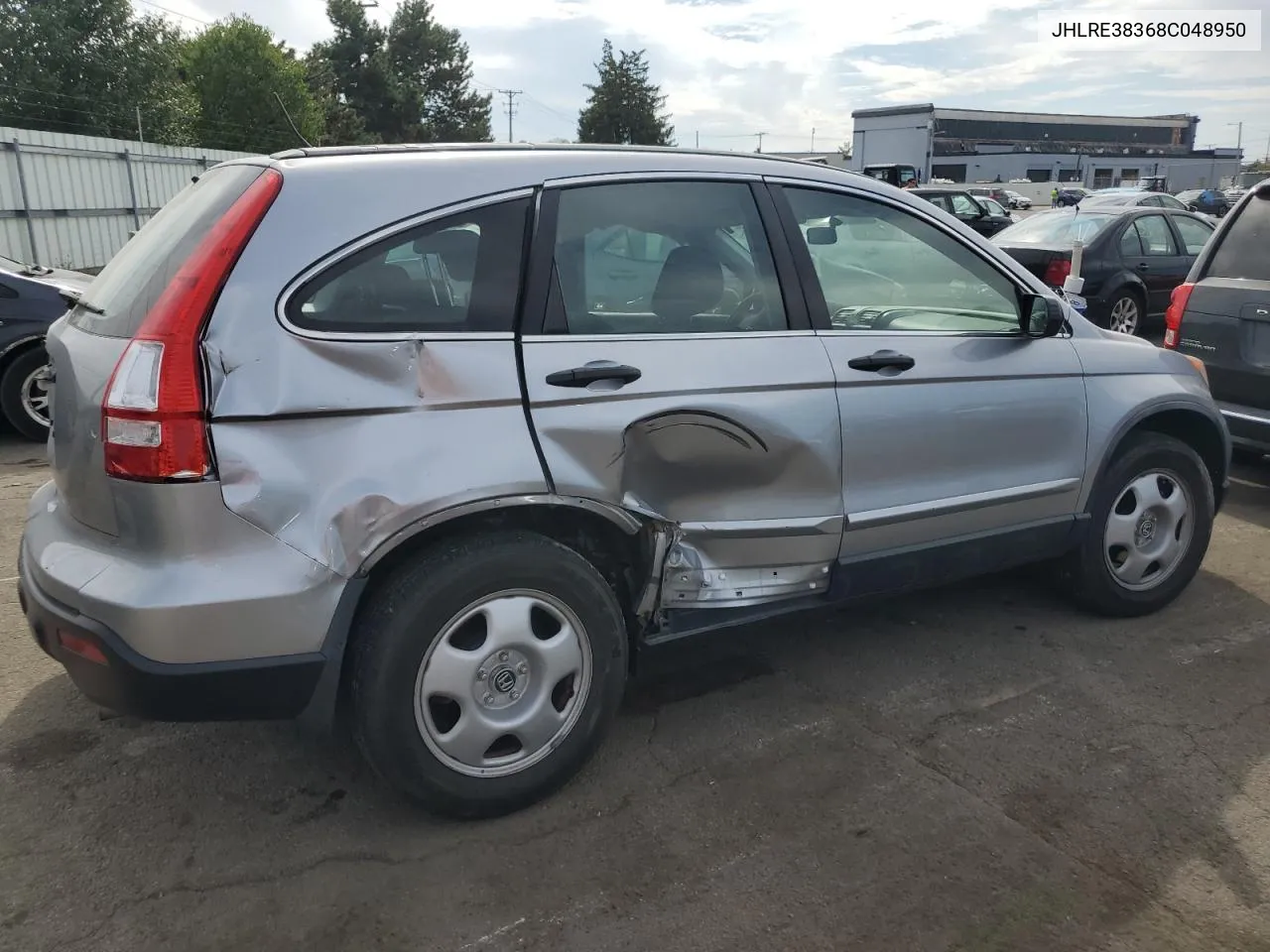 JHLRE38368C048950 2008 Honda Cr-V Lx