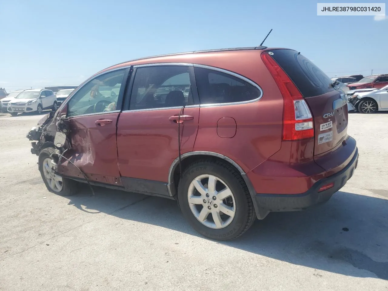 JHLRE38798C031420 2008 Honda Cr-V Exl